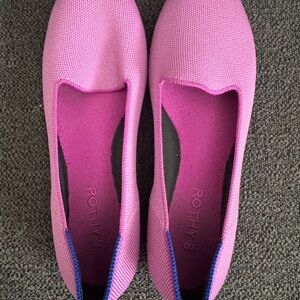 Rothy's Vibrant Purple and Blue Flats
